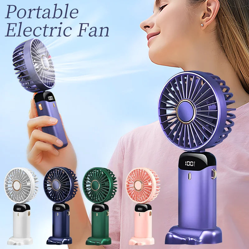 USB Rechargeable Mini Portable Handheld Electric Fan