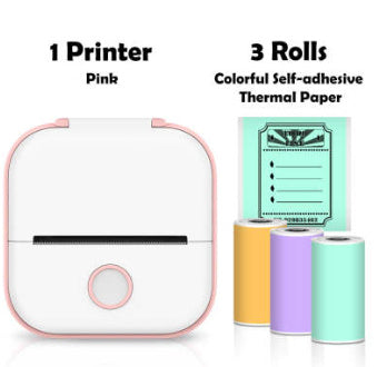 TailedTales™ Portable Mini Photo Printer, Bluetooth Mini Label Printer