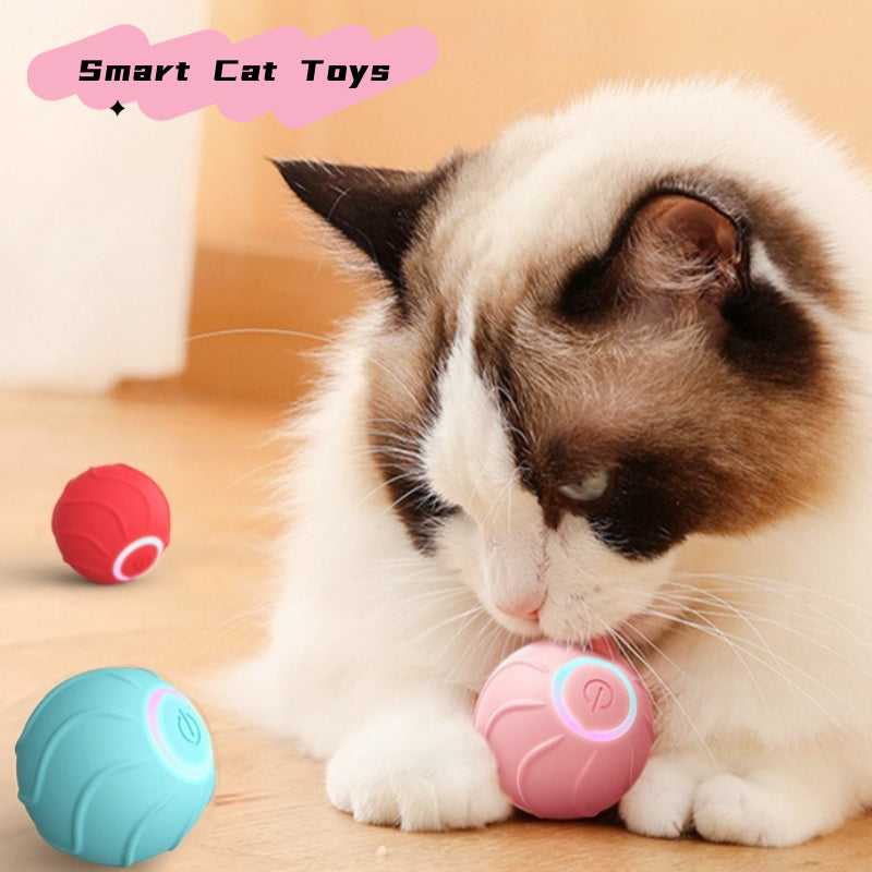 TailedTales™ Rotating ball: smart toy for cats, interactivity