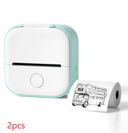 TailedTales™ Portable Mini Photo Printer, Bluetooth Mini Label Printer