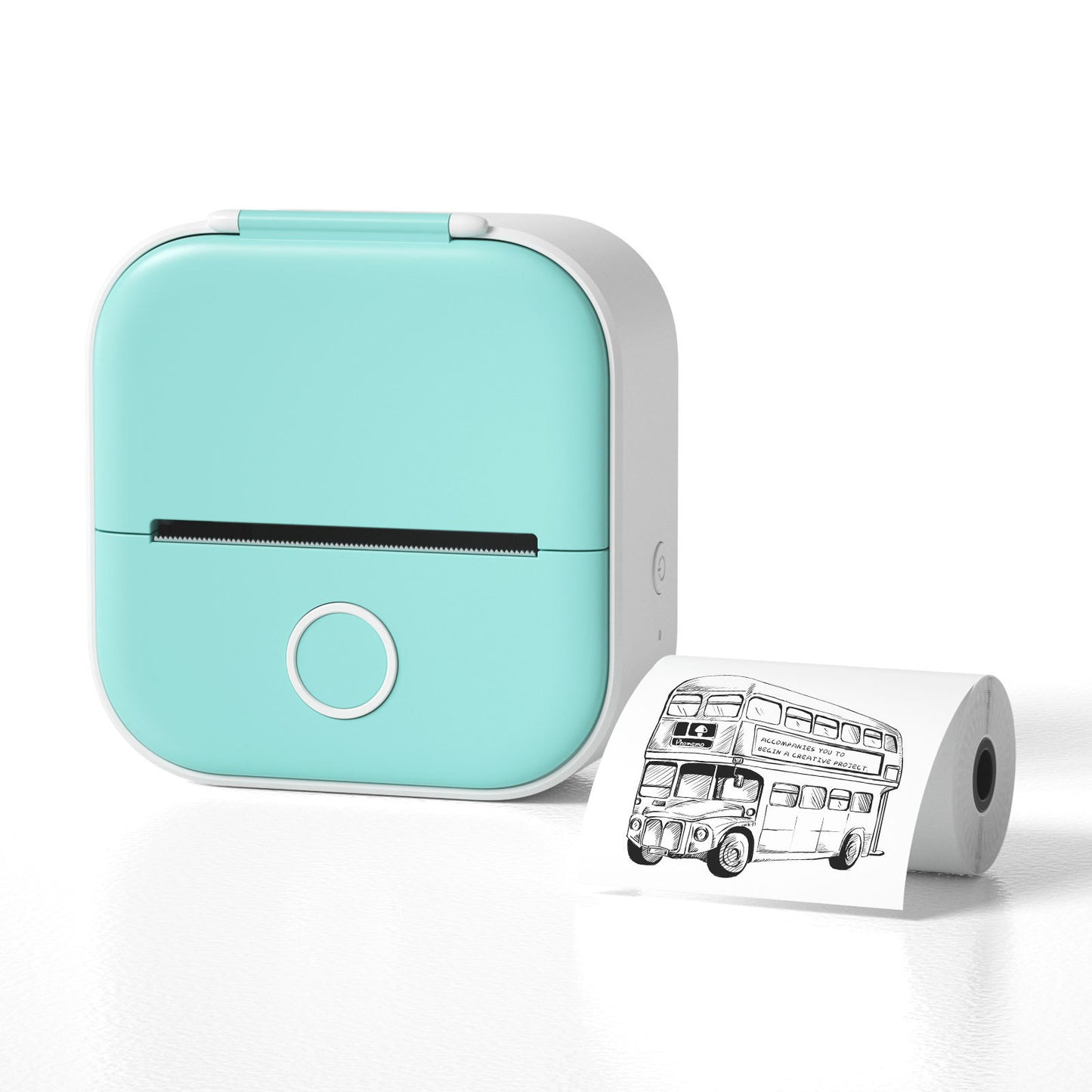 TailedTales™ Portable Mini Photo Printer, Bluetooth Mini Label Printer