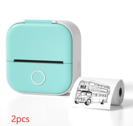 TailedTales™ Portable Mini Photo Printer, Bluetooth Mini Label Printer