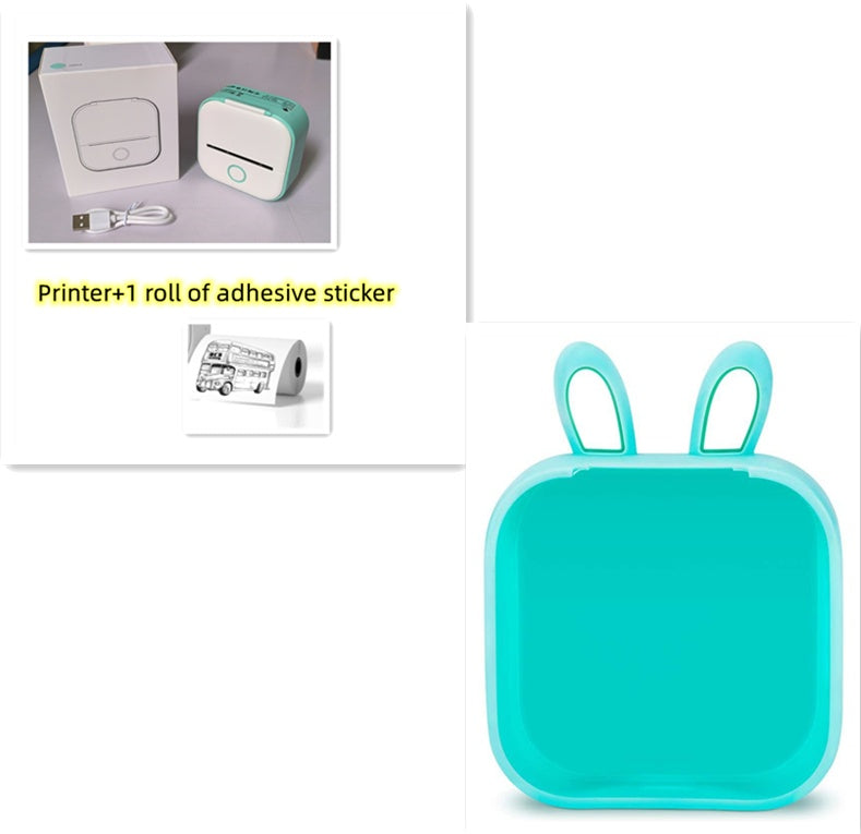 TailedTales™ Portable Mini Photo Printer, Bluetooth Mini Label Printer