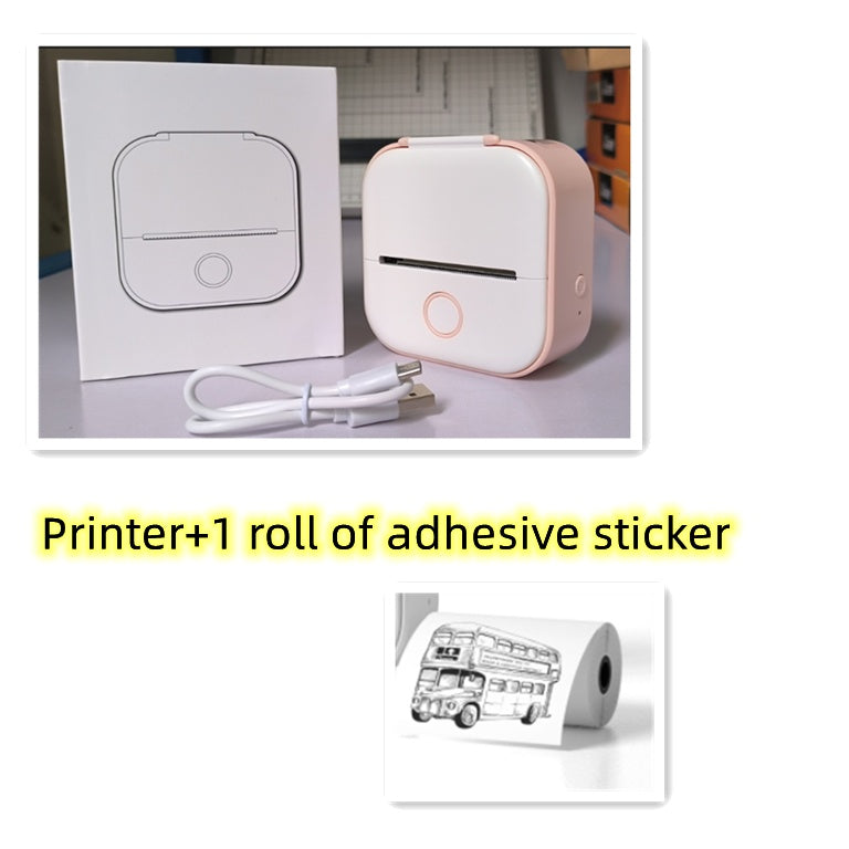 TailedTales™ Portable Mini Photo Printer, Bluetooth Mini Label Printer