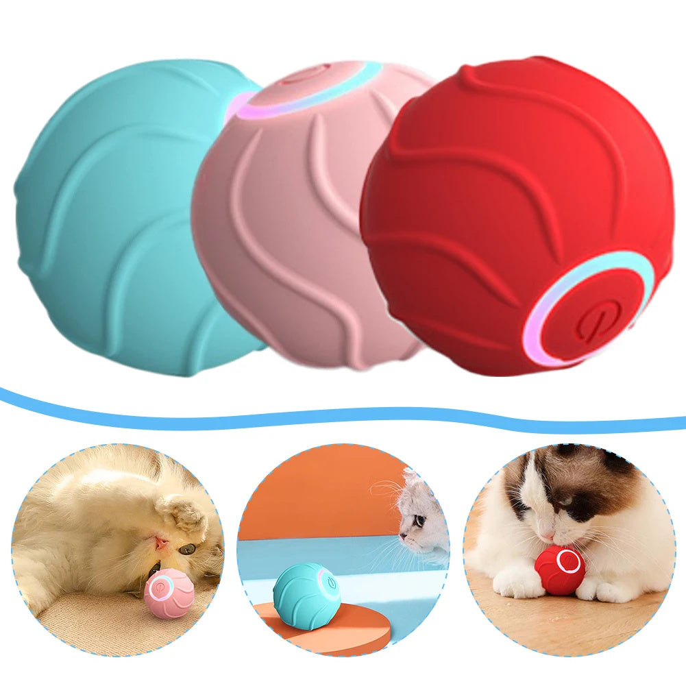 TailedTales™ Rotating ball: smart toy for cats, interactivity