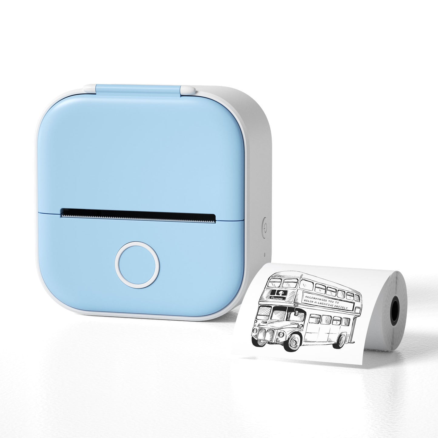 TailedTales™ Portable Mini Photo Printer, Bluetooth Mini Label Printer