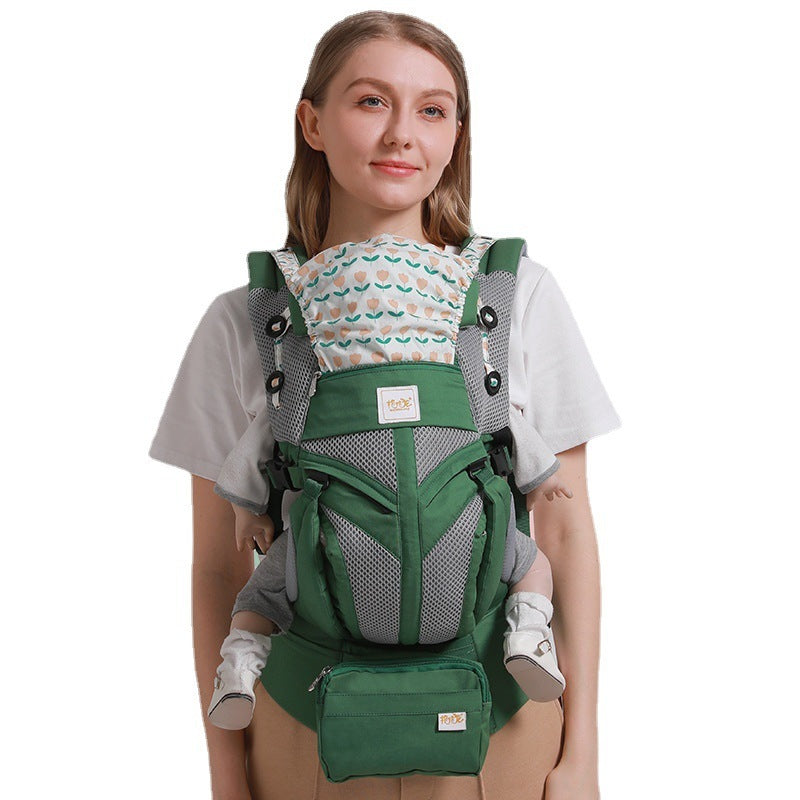 TailedTales™ Versatile Baby Carrier for Front and Back Use by Parent and Child