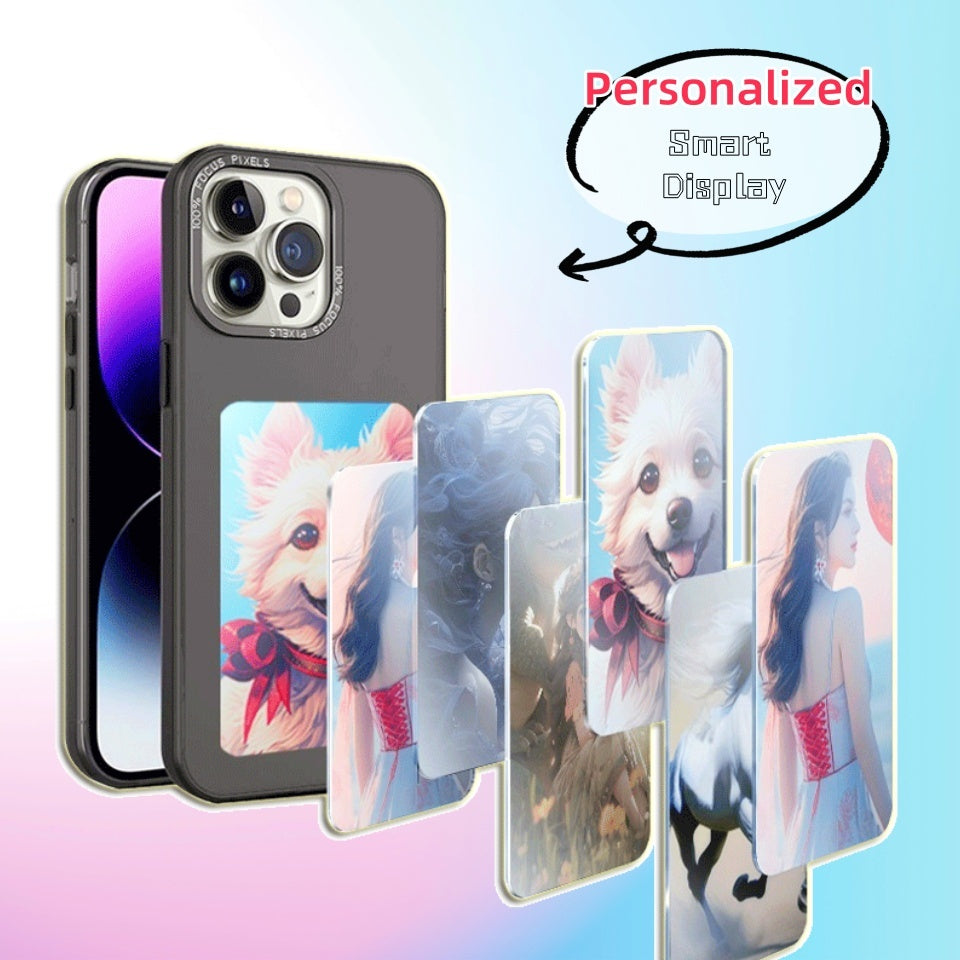 TailedTales™ E-ink Screen Phone Case Unlimited Screen Projection, Personalized Phone Cover