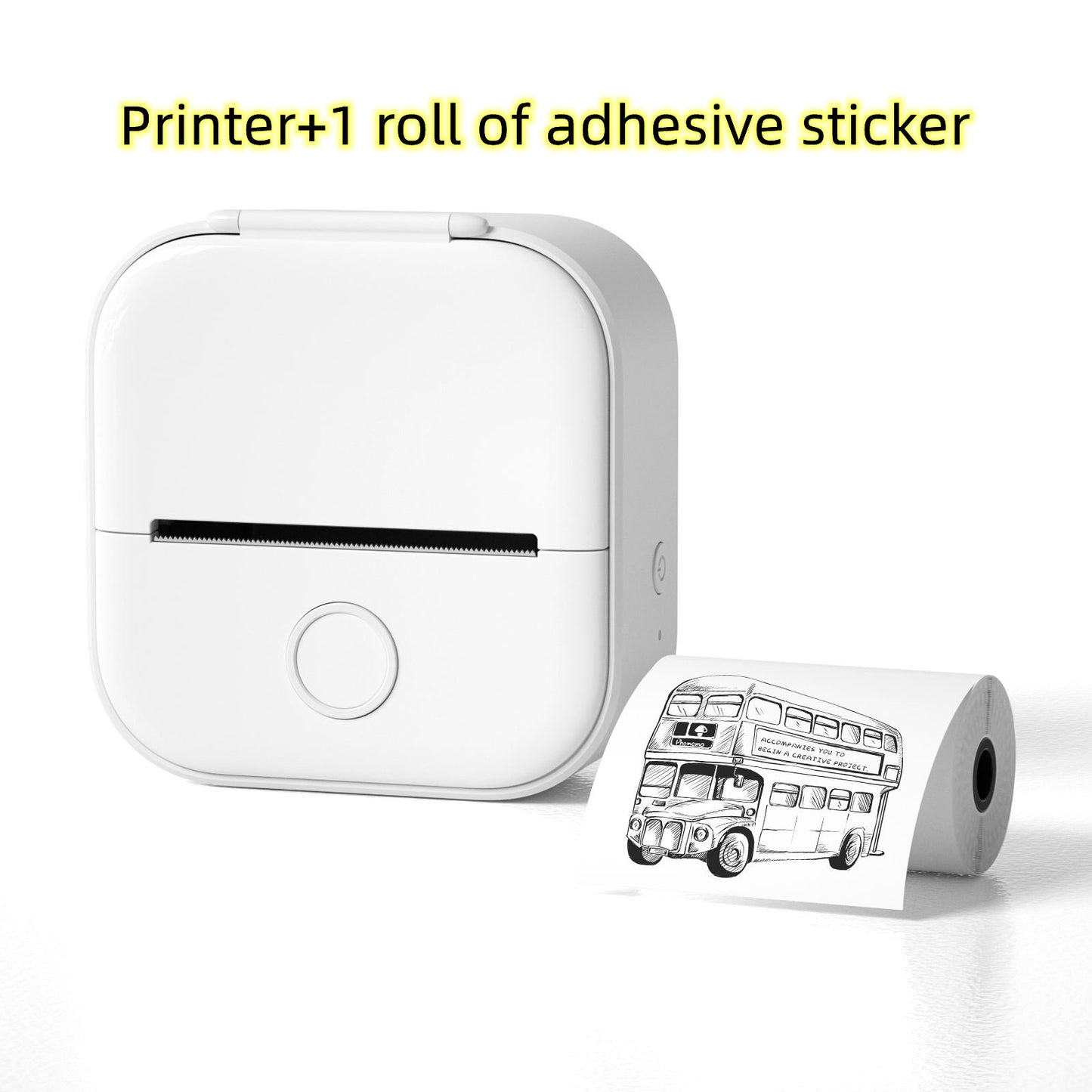 TailedTales™ Portable Mini Photo Printer, Bluetooth Mini Label Printer