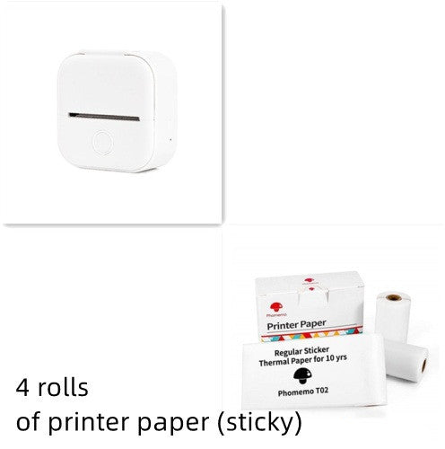 TailedTales™ Portable Mini Photo Printer, Bluetooth Mini Label Printer