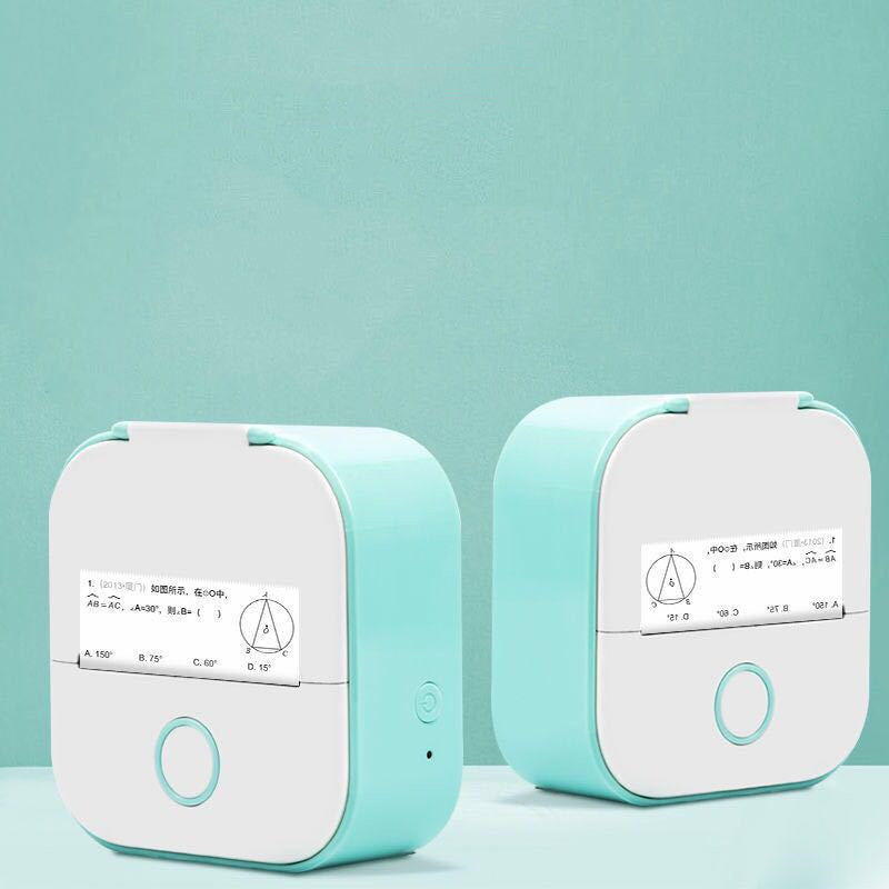 TailedTales™ Portable Mini Photo Printer, Bluetooth Mini Label Printer