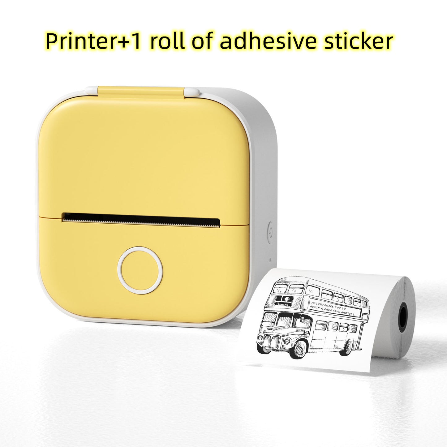 TailedTales™ Portable Mini Photo Printer, Bluetooth Mini Label Printer